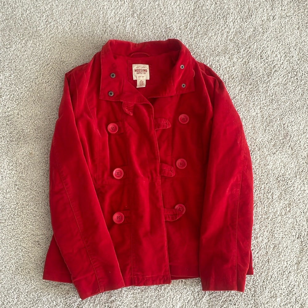 Red Mossimo XL jacket. Buttons up. No damage